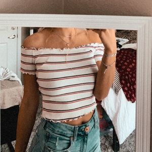 Off the shoulder top